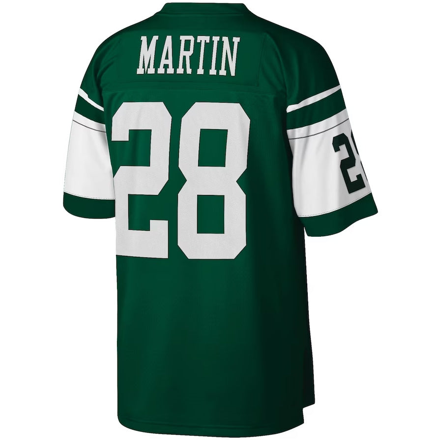 New York Jets #28 Curtis Martin Legacy Replica Jersey - Green American Football Jerseys