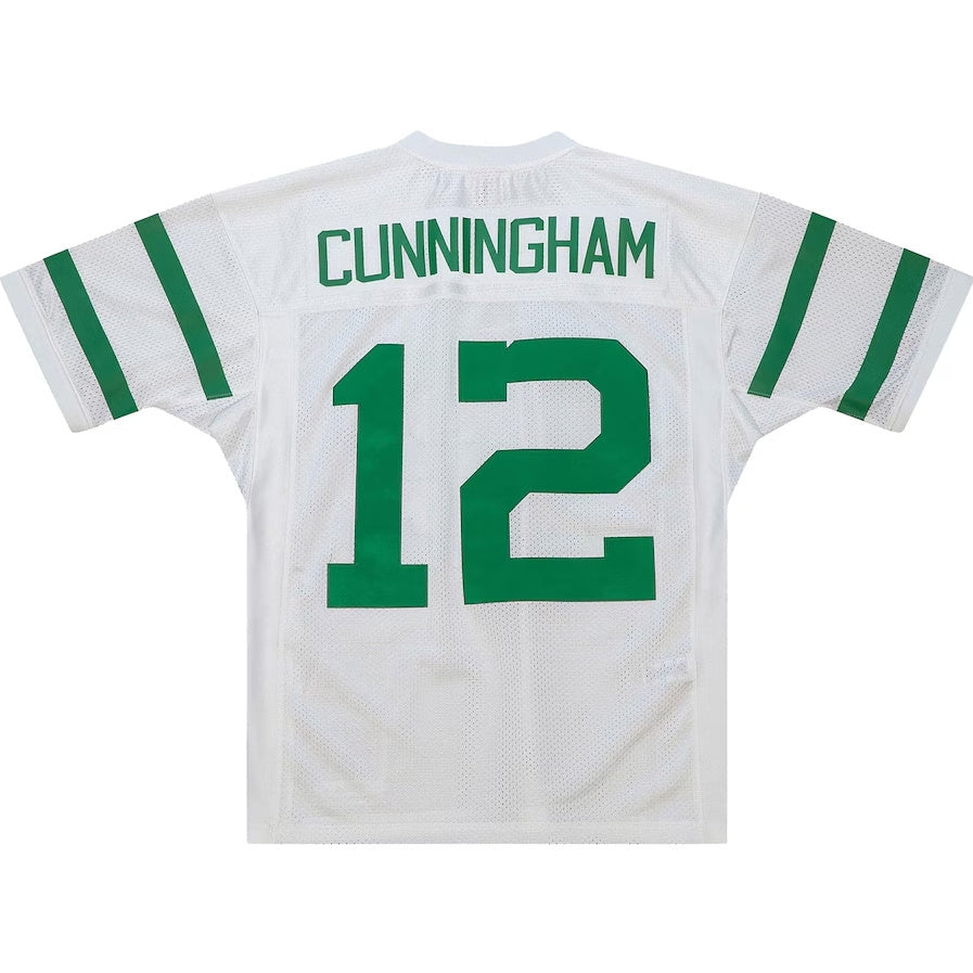 P.Eagles #12 Randall Cunningham 1994 Authentic Throwback Retired Player Jersey - White Stitched American Football Jerseys