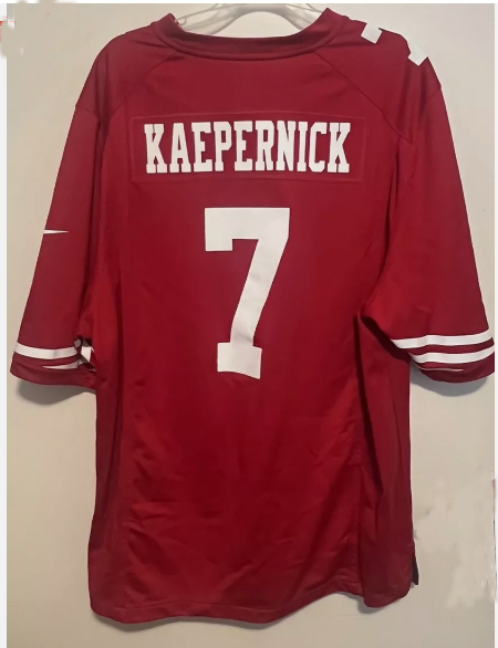 SF. 49ers #7 Collin Kaepernick Limited Jersey - Scarlet American Football Jersey