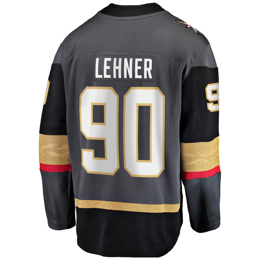 V.Golden Knights #90 Robin Lehner Breakaway Alternate Player Jersey Gray Hockey Jerseys
