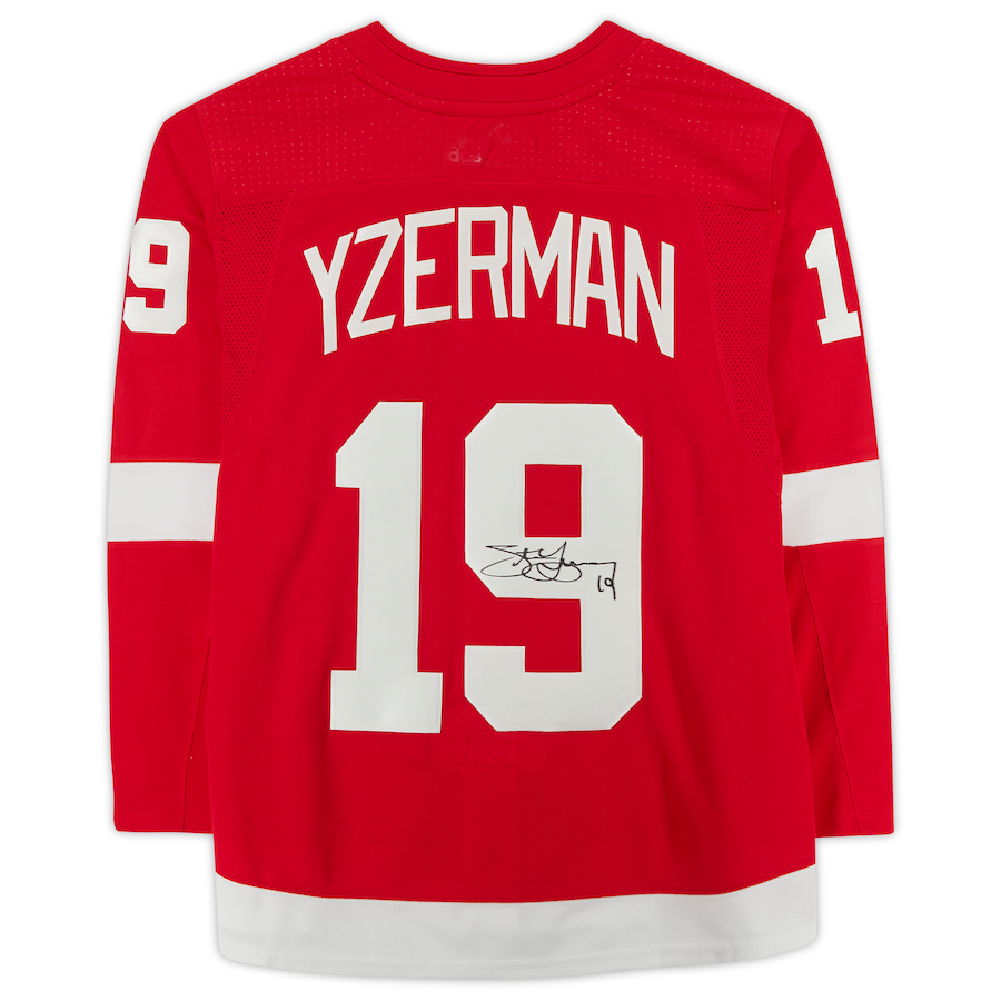D.Red Wings #19 Steve Yzerman   Jersey Red Stitched American Hockey Jerseys