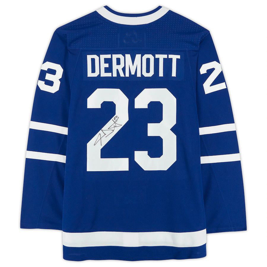 T.Maple Leafs #23 Travis Dermott   Blue Stitched American Hockey Jerseys
