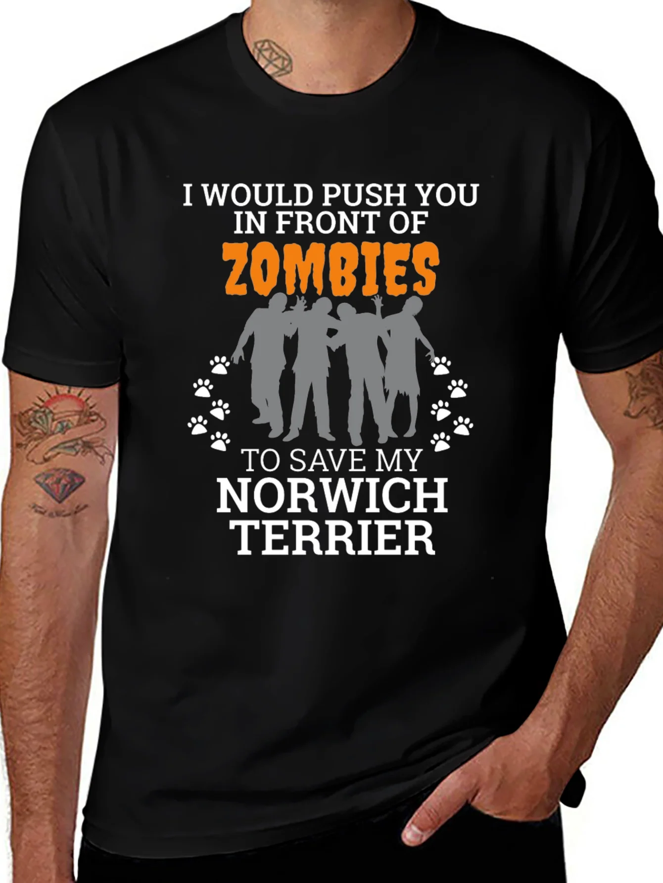 Zombie Norwich Terrier T-Shirt