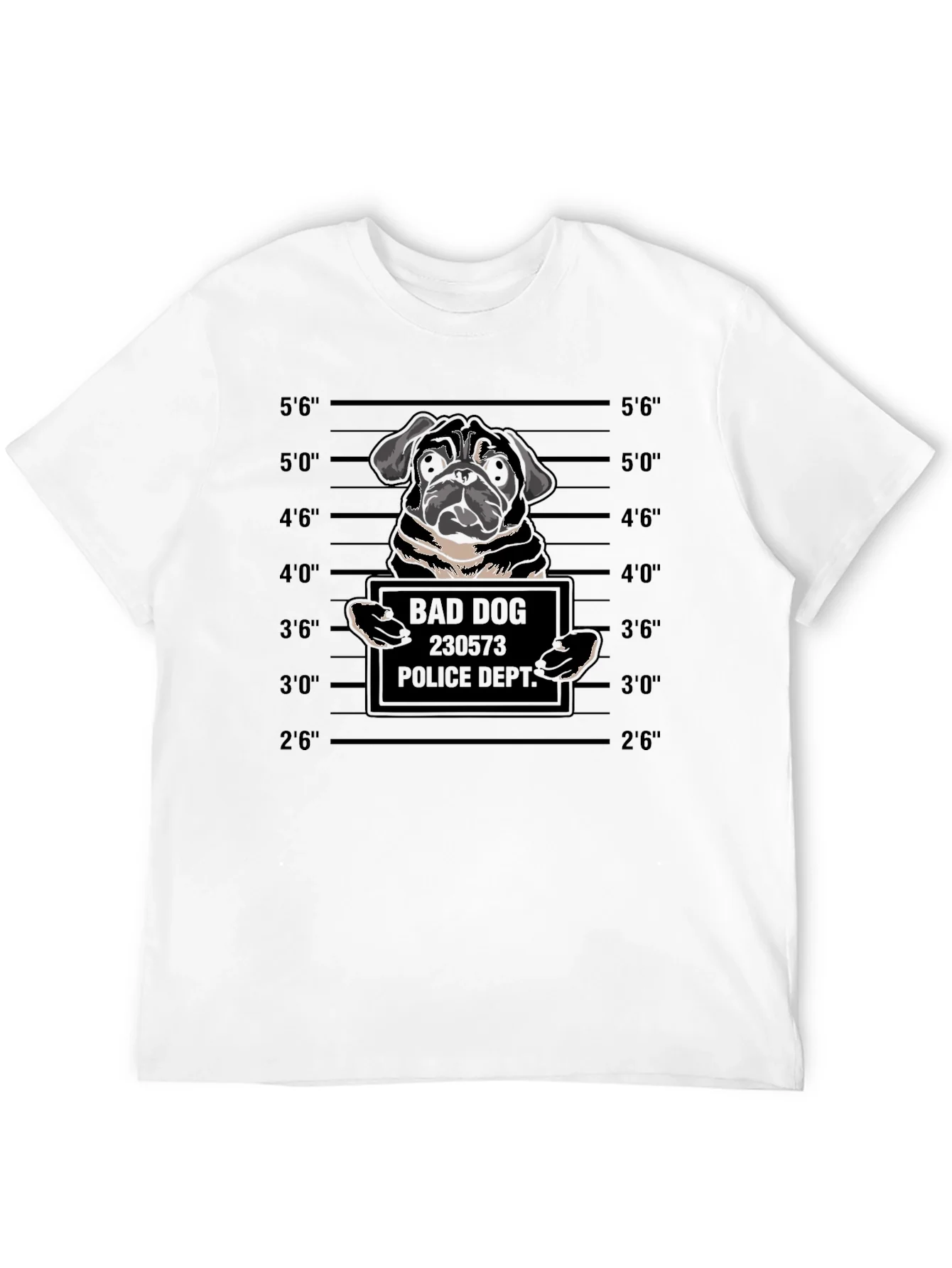 Bad Dog Mugshot Graphic Tee