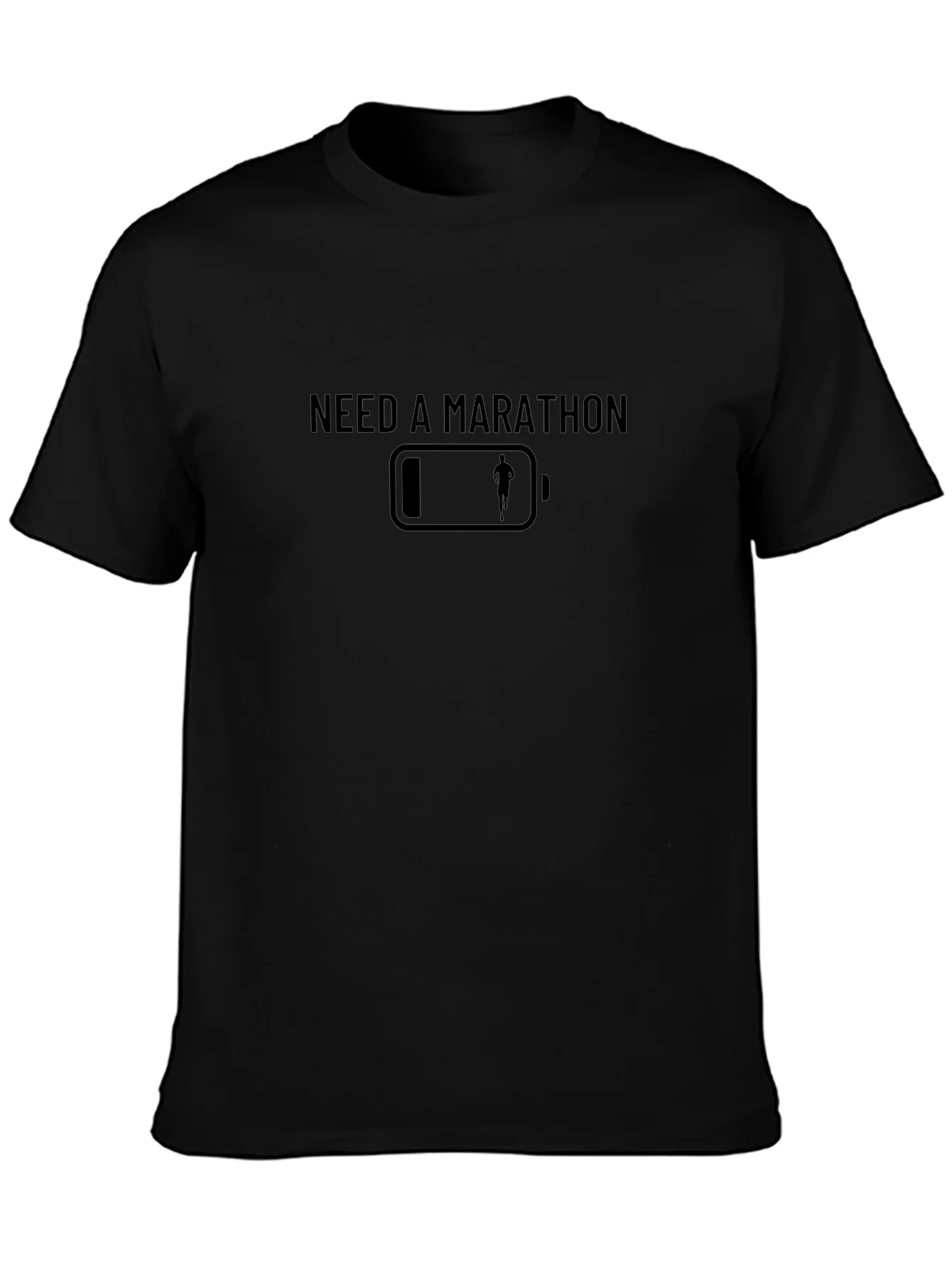 Need a Marathon T-Shirt - Low Battery Running Design