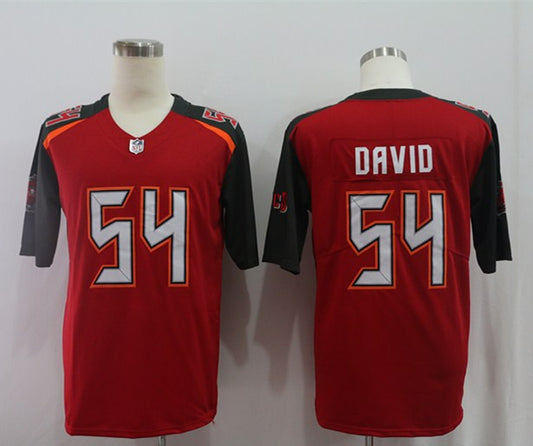 Men's Tampa Bay Buccaneers Lavonte David #54 Red Game jersey