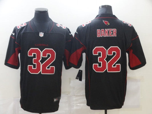 Men's Arizona Cardinals Budda Baker #32 Black Game Jersey1