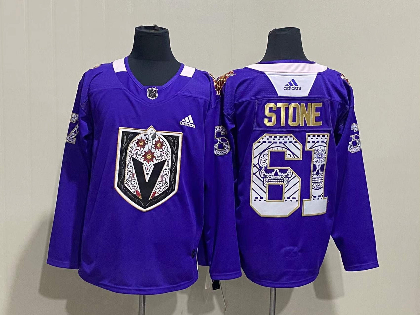 Men's Vegas Golden Knights Mark Stone #61 Blue Breakaway Player jersey