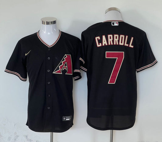 Men's Arizona Diamondbacks Corbin Carroll #7 Black Limited Player jersey