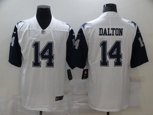 Men's Dallas Cowboys Andy Dalton #14 White Game Jersey1