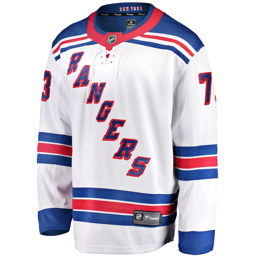 Matt Rempe New York Rangers   Away Premier Breakaway  Jersey - White