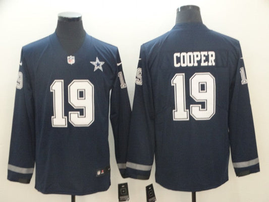 Men's Dallas Cowboys Amari Cooper #19 Navy Player Game Jersey1