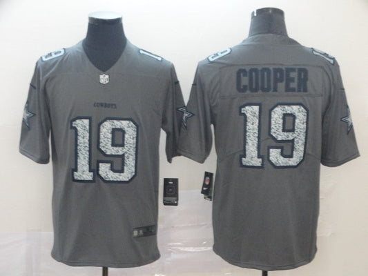Men's Dallas Cowboys Amari Cooper #19 Gray Player Game Jersey1