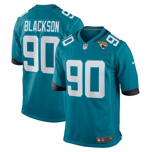 Angelo Blackson Jacksonville Jaguars Nike Team Game Jersey -  Teal