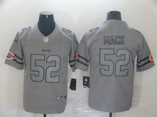 Men's Chicago Bears Khalil Mack #52 Gray Game Player Jersey1