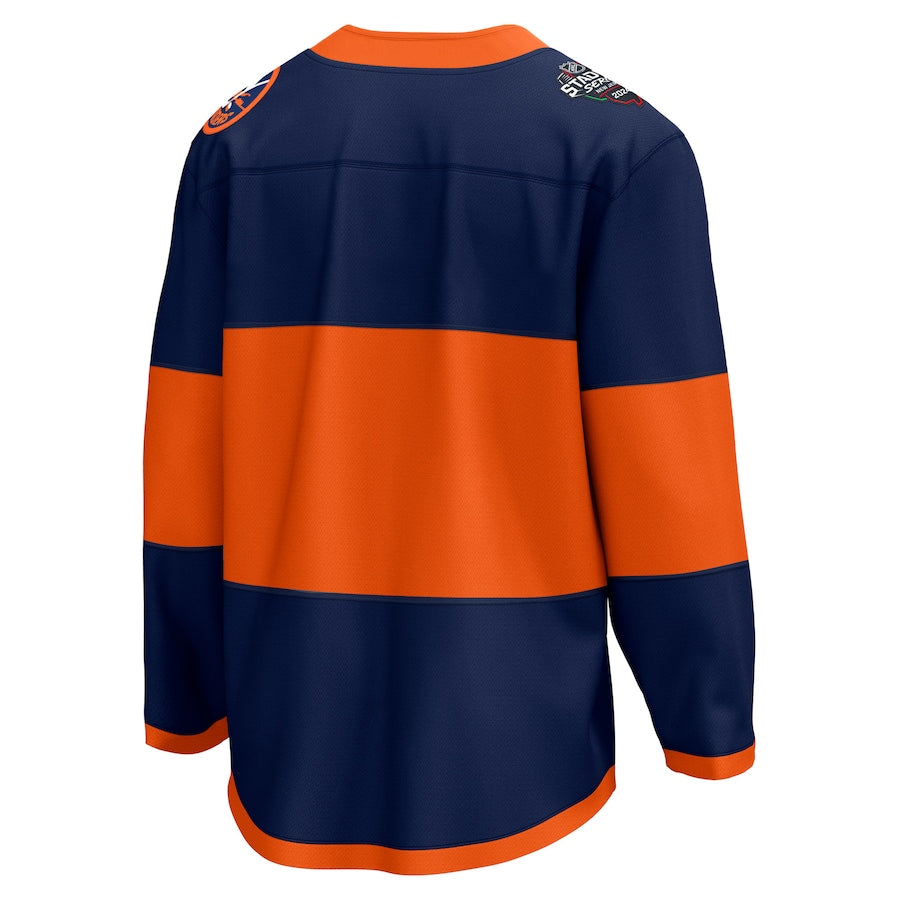New York Islanders   2024 NHL Stadium Series Breakaway Jersey Navy