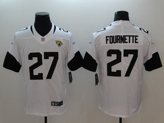 Men's Jacksonville Jaguars Leonard Fournette #27 White Game Player Jersey1