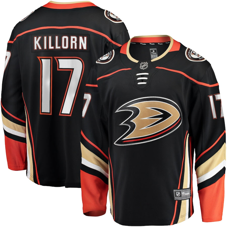 Alex Killorn Anaheim Ducks   Home Breakaway Jersey - Black