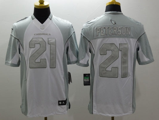 Men's Arizona Cardinals Patrick Peterson #21 White Game Jersey1