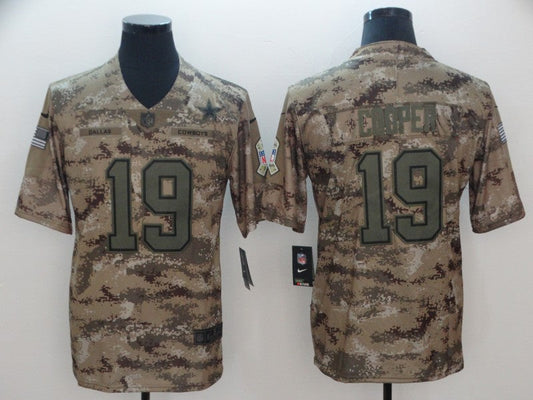 Men's Dallas Cowboys Amari Cooper #19 Camouflage Game Jersey1
