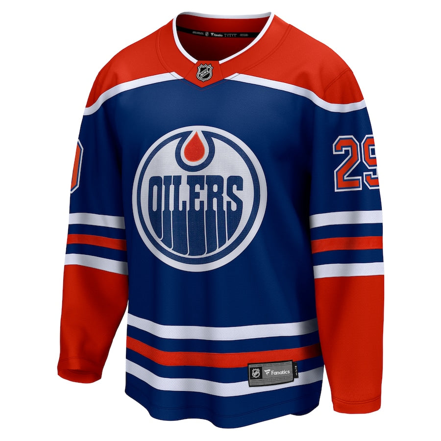 Leon Draisaitl Edmonton Oilers   Home Breakaway Jersey - Royal