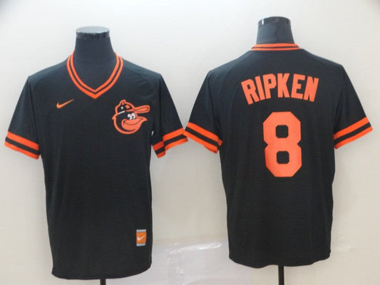 Men's Baltimore Orioles Cal Ripken Jr. #8 Black Replica Team jersey
