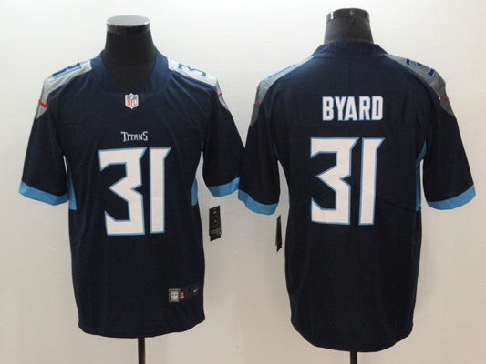 Men's Tennessee Titans Kevin Byard #31 Navy Game jersey