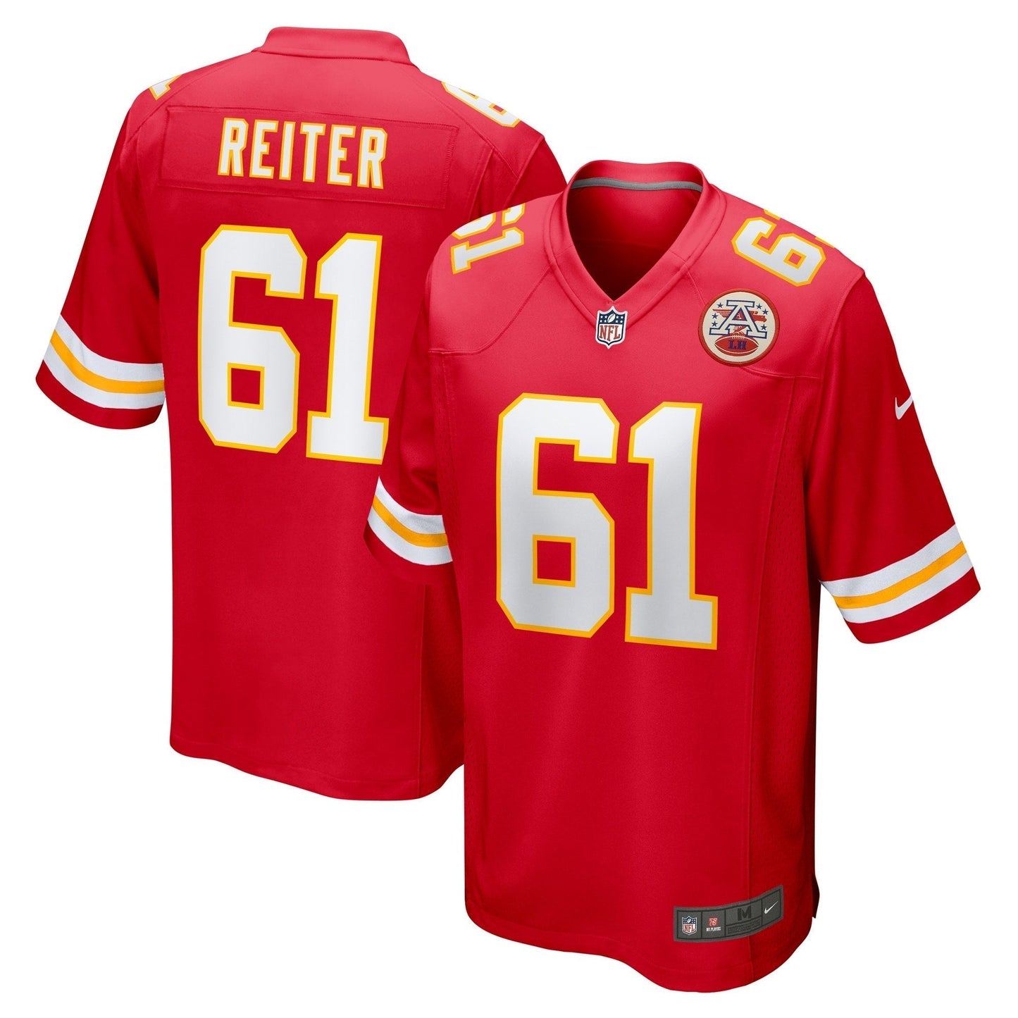 Austin Reiter Kansas City Chiefs Nike Game   Jersey - Red