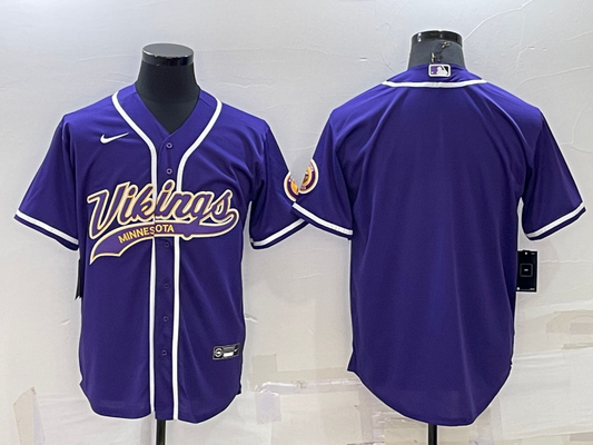 Men's Minnesota Vikings Purple Blank jersey