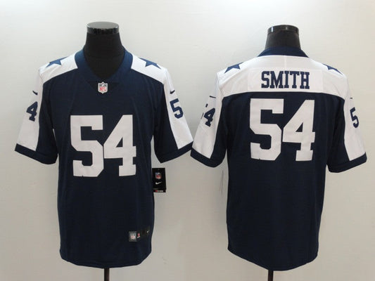 Men's Dallas Cowboys Jaylon Smith #54 Navy Alternate Fashion Game Jersey1