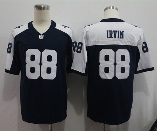 Men's Dallas Cowboys Michael Irvin #88 Navy Alternate Fashion Game Jersey1