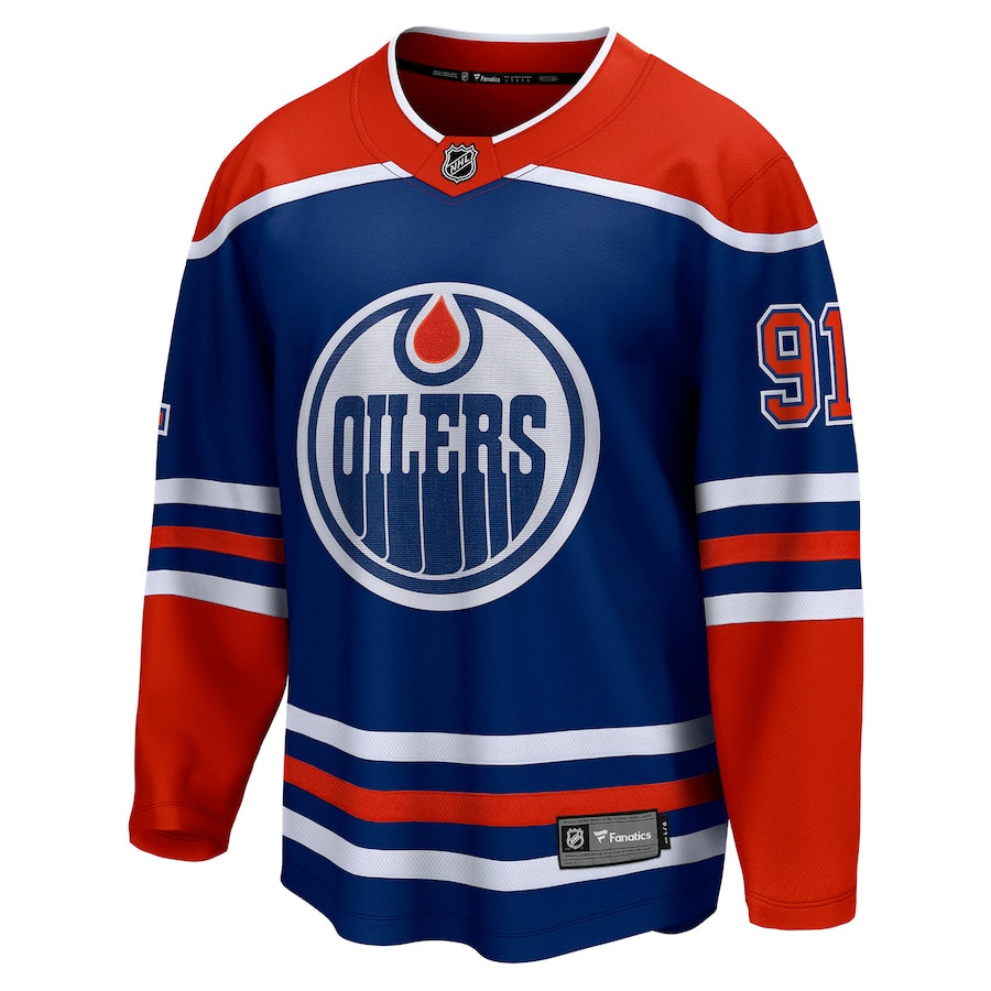 Evander Kane Edmonton Oilers   Home Breakaway  Jersey - Royal