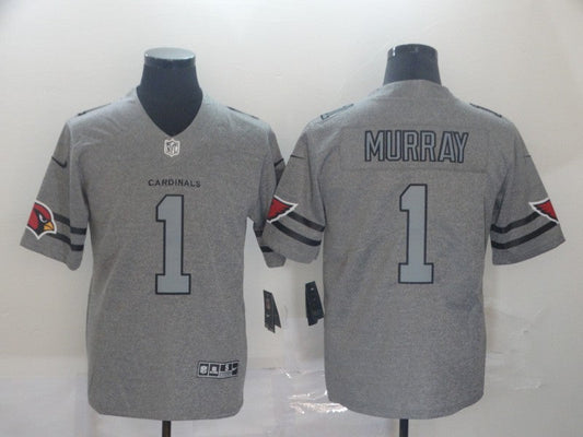 Men's Arizona Cardinals Kyler Murray #1 Gray Game Jersey1