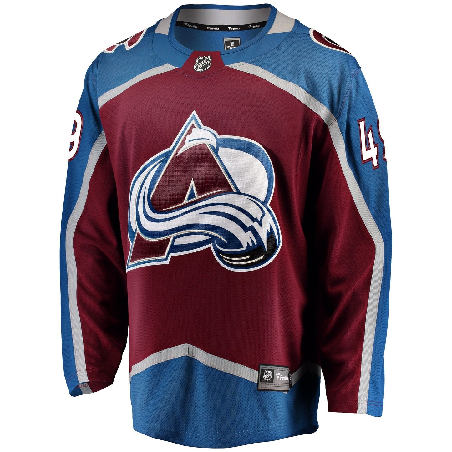 Samuel Girard Colorado Avalanche   Breakaway  Jersey - Burgundy