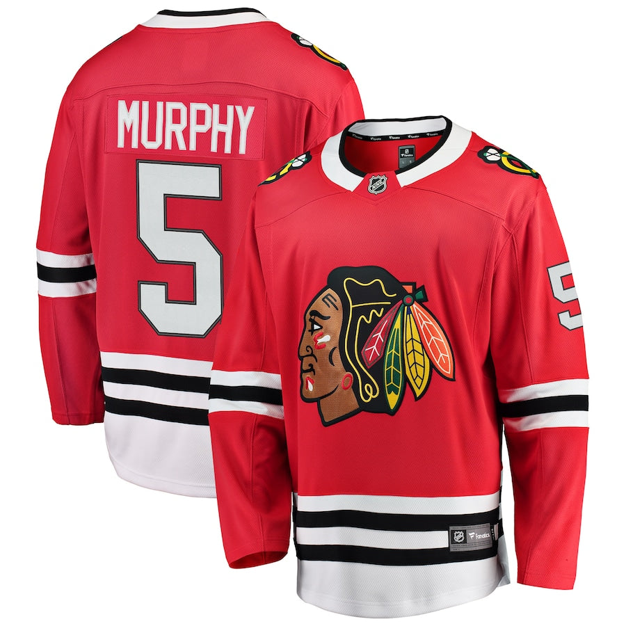 Connor Murphy Chicago Blackhawks Breakaway  Jersey - Red