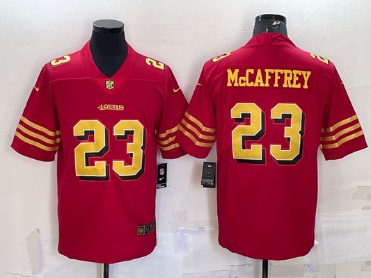 Men's San Francisco 49ers Christian McCaffrey #23 Red Player jersey