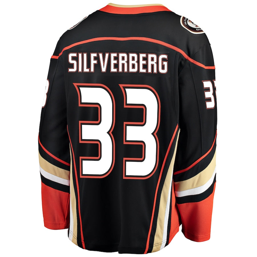 Jakob Silfverberg Anaheim Ducks   Breakaway  Jersey - Black