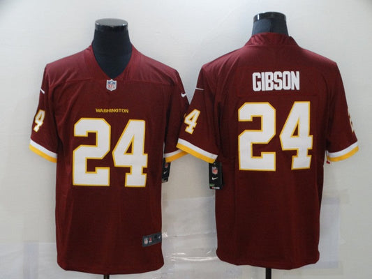 Men's Washington Commanders Antonio Gibson #24 Red Game jersey