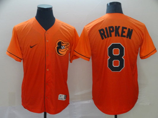 Men's Baltimore Orioles Cal Ripken Jr. #8 Orange Gradient Replica jersey
