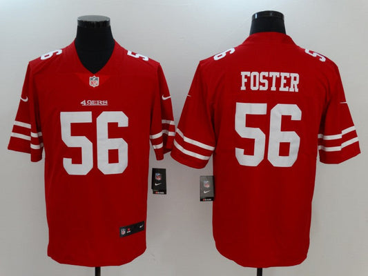 Men's San Francisco 49ers Ruben Foster #56 Red Game Player jersey