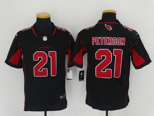 Men's Arizona Cardinals Patrick Peterson #21 Black Game Player Jersey1