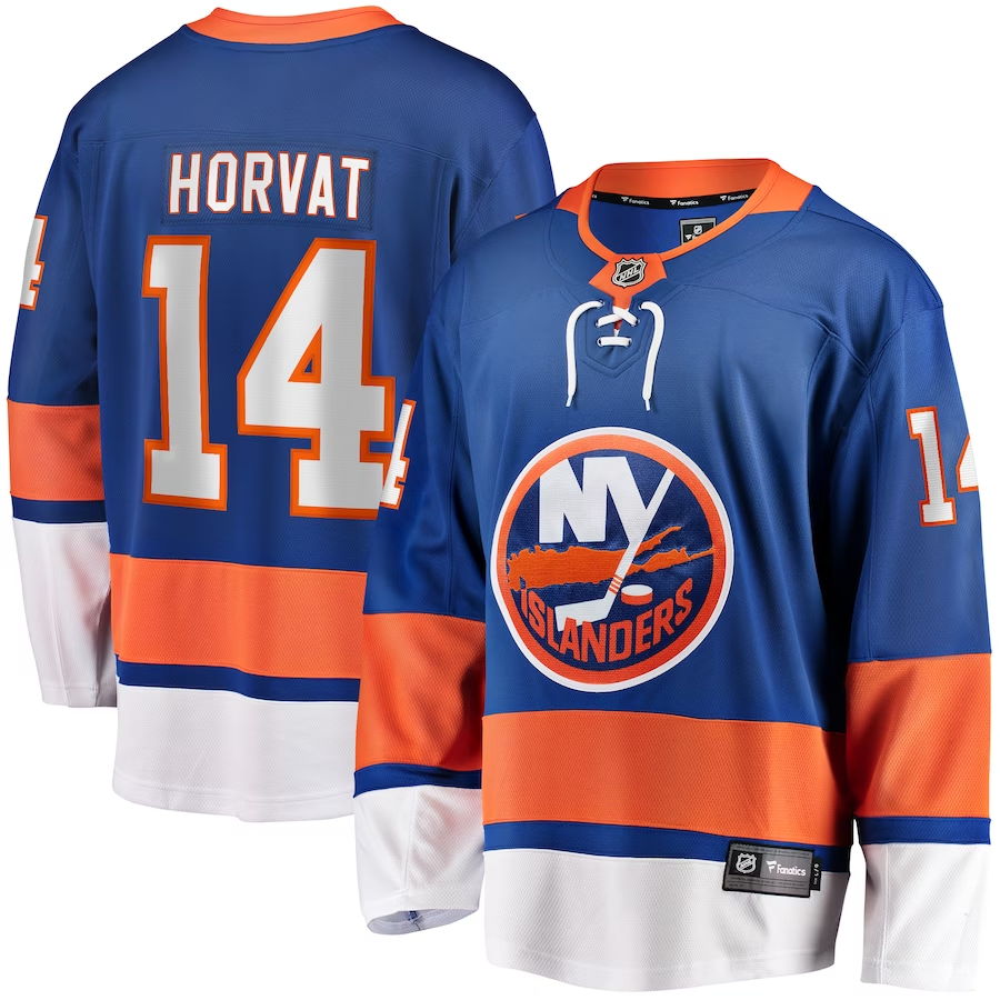 Men's New York Islanders Bo Horvat #14 Royal Player Game Jersey1