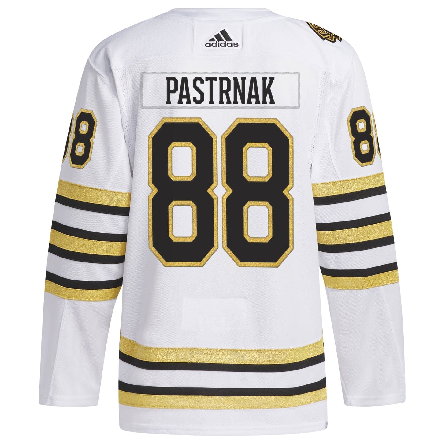 David Pastrnak Boston Bruins   Primegreen 100th Anniversary   Jersey - White