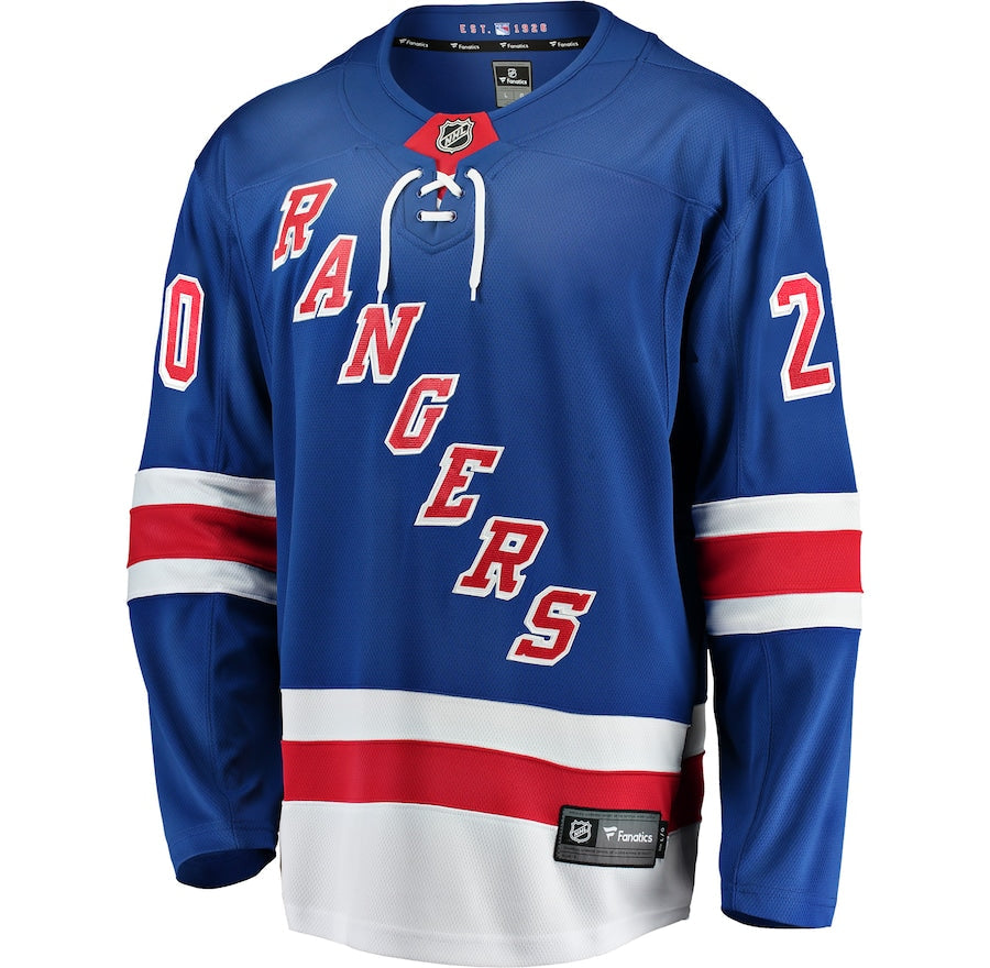 Chris Kreider New York Rangers   Home Breakaway  Jersey - Blue