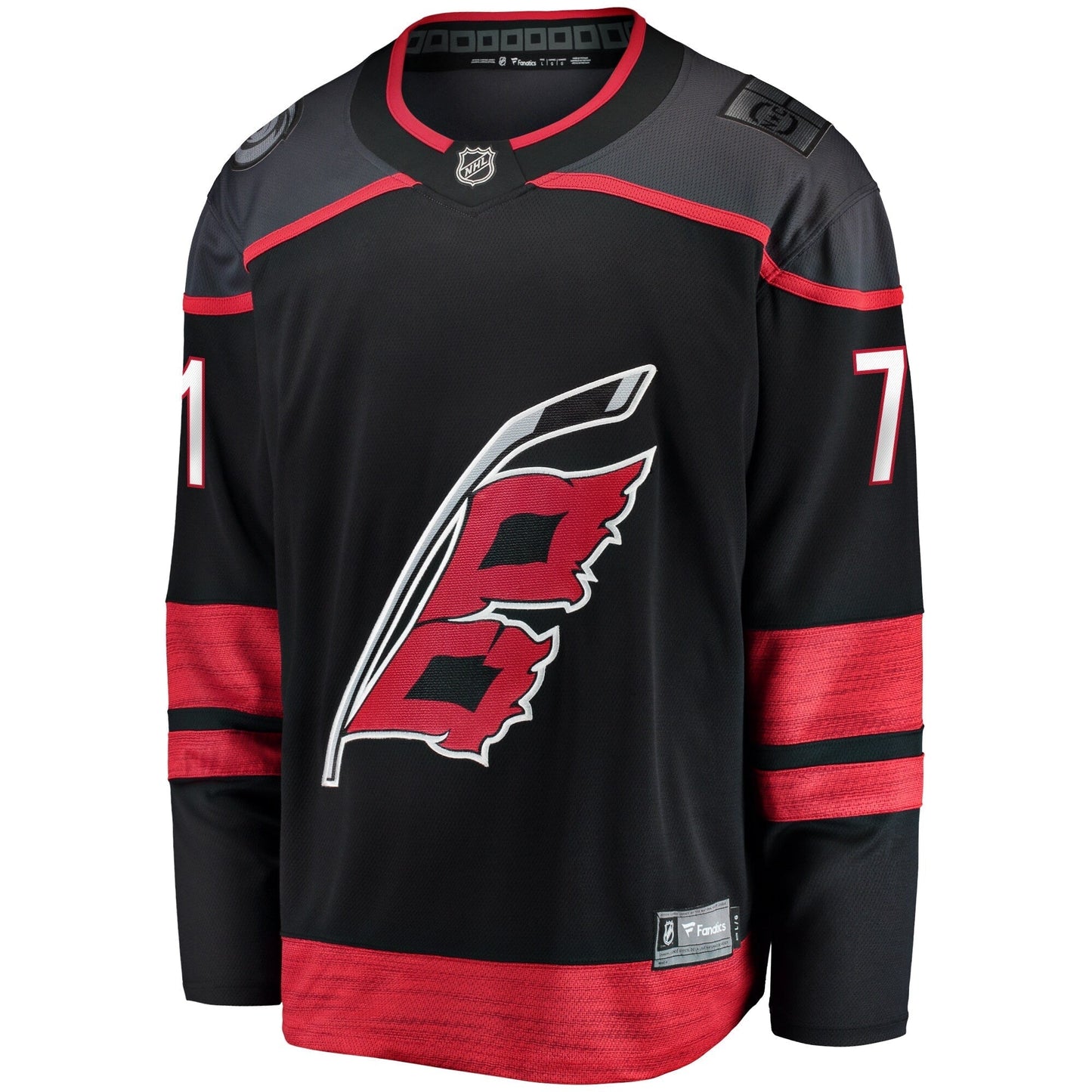Jesper Fast Carolina Hurricanes   Home Breakaway Jersey - Black