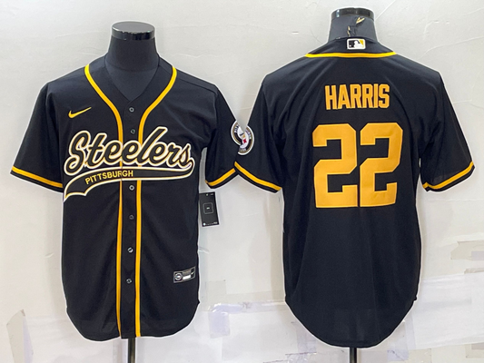 Men's Pittsburgh Steelers Najee Harris #22 Black Vapor F.U.S.E. Limited jersey