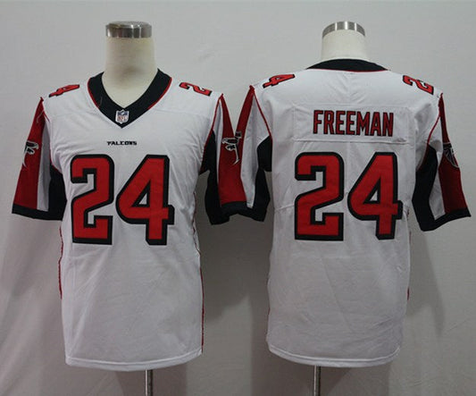 Men's Atlanta Falcons Devonta Freeman #24 White Game Jersey1