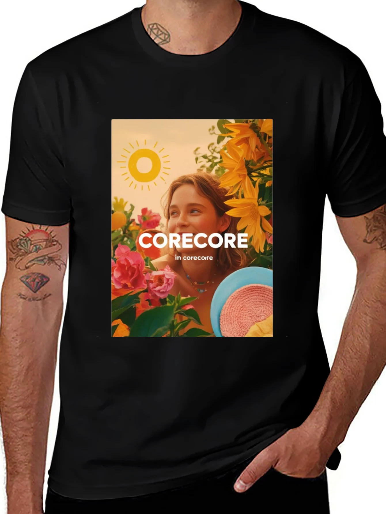 Corecore Graphic T-Shirt - Black